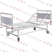 Head and foot board removeable hospital bed